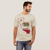 Kalifornien-Republik-Bärn-Shirt T-Shirt (Vorne ganz)