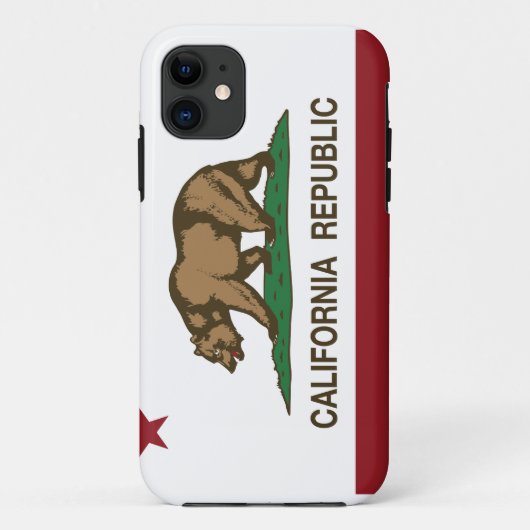 Kalifornien-Republik-Flagge Case-Mate iPhone Hülle (Rückseite)