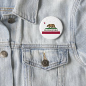 Kalifornien-Republik-Flagge - Farbe Button (Beispiel)