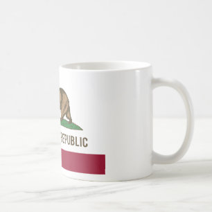 Kalifornien-Republik-Flagge - Farbe Kaffeetasse