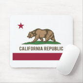 Kalifornien-Republik-Flagge - Farbe Mousepad (Mit Mouse)