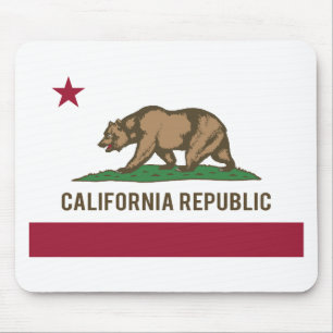 Kalifornien-Republik-Flagge - Farbe Mousepad
