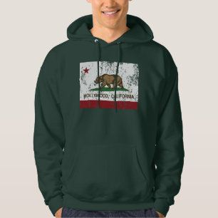 Kalifornien-Republik-Flagge Hollywood Hoodie