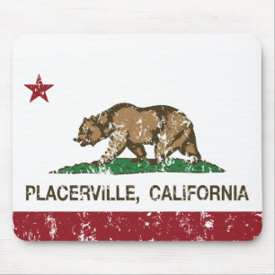 Kalifornien-Republik-Flagge Placerville Mousepad