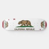 Kalifornien-Republik-Flagge Skateboard (Horizontal)