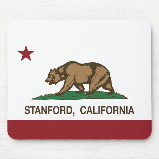 Kalifornien-Republik-Flagge Stanford Mousepad (Vorne)