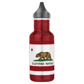 Kalifornien-Republik-Flagge Trinkflasche (Links)
