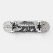 KALIFORNIEN REPUBLIK Grunge Steel Cutouts Diamond Skateboard (Horizontal)