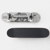 KALIFORNIEN REPUBLIK Grunge Steel Cutouts Diamond Skateboard (Horizontal)