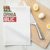 Kalifornien-Republik Handtuch (Viertel Falte)