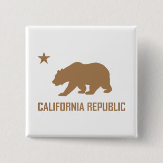 Kalifornien-Republik-Knopf Button