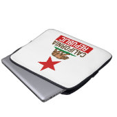 Kalifornien-Republik Laptopschutzhülle (Vorne Knopf)