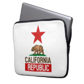 Kalifornien-Republik Laptopschutzhülle (Vorderseite Links)