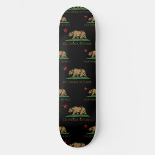 Kalifornien-Republik-Muster 1 Skateboard