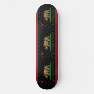 Kalifornien-Republik-schwarzer Diamant-Platte Skateboard