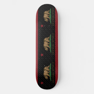 Kalifornien-Republik-schwarzer Diamant-Platte Skateboard