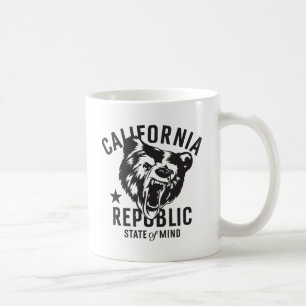 Kalifornien-Republik-Staat des Verstandes Kaffeetasse