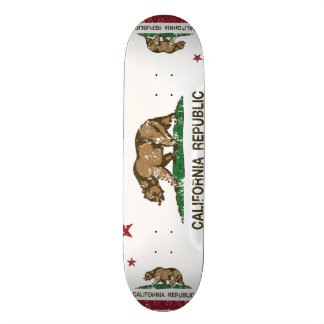 Kalifornien-Republik-Staats-Flagge Skateboard