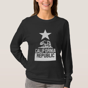 KALIFORNIEN-REPUBLIK Staats-Flagge T-Shirt