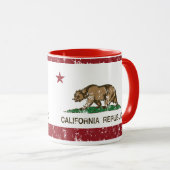 Kalifornien-Republik-Staats-Flagge Tasse (VorderseiteRechts)