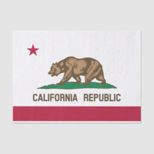 Kalifornien Republik Staatsflagge Seidenpapier