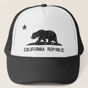 Kalifornien Republik Staatsflagge Trucker Hut (ver Truckerkappe
