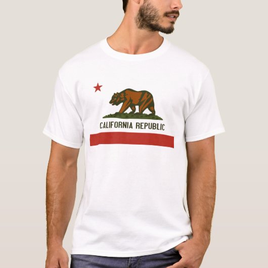 Kalifornien-Republik T-Shirt (Vorderseite)