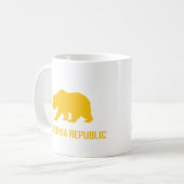 Kalifornien-Republik-Tasse Kaffeetasse (Vorderseite Links)