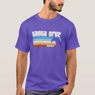 Kalifornien Retro CA Pazifischer Ozean Retro Welle T-Shirt