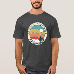 Kalifornien Retro Vintage Sonnenuntergang Kaliforn T-Shirt