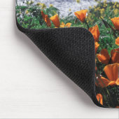 Kalifornien, Riesenküste, Kalifornien-Mohn Mousepad (Ecke)