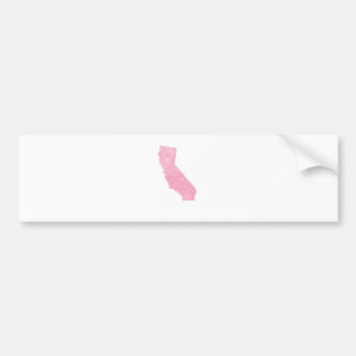 Kalifornien rosa Vintager Grunge Autoaufkleber