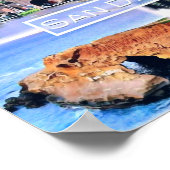 Kalifornien - San Diego - Mosaik - USA - Poster (Ecke)