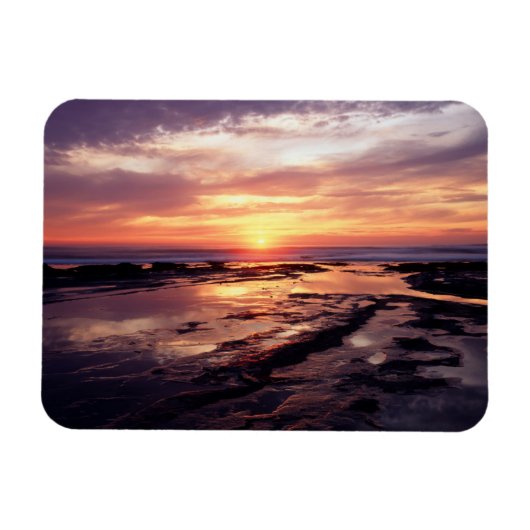Kalifornien, San Diego, Sunset Cliffs, Sunset 3 Magnet (Horizontal)