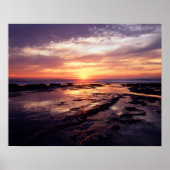 Kalifornien, San Diego, Sunset Cliffs, Sunset 3 Poster (Vorne)