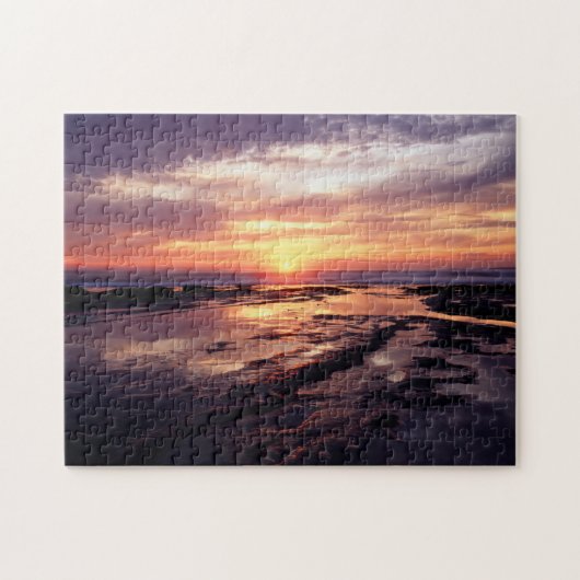 Kalifornien, San Diego, Sunset Cliffs, Sunset 3 Puzzle (Horizontal)