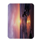 Kalifornien, San Diego, Sunset Cliffs, Sunset 4 Magnet (Vertikal)