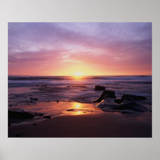Kalifornien, San Diego, Sunset Cliffs, Sunset 4 Poster (Vorne)