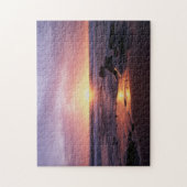 Kalifornien, San Diego, Sunset Cliffs, Sunset 4 Puzzle (Vertikal)