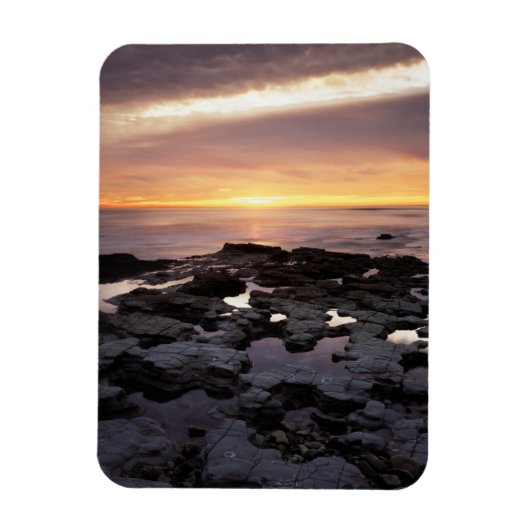 Kalifornien, San Diego, Sunset Cliffs, Sunset 6 Magnet (Vertikal)