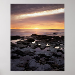 Kalifornien, San Diego, Sunset Cliffs, Sunset 6 Poster