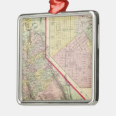 Kalifornien, San Francisco Silbernes Ornament (Links)