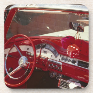 Kalifornien:  Santa Ynez Valley, Solvang, 1957 Getränkeuntersetzer