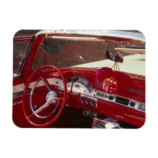 Kalifornien: Santa Ynez Valley, Solvang, 1957 Magnet (Horizontal)