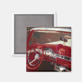 Kalifornien: Santa Ynez Valley, Solvang, 1957 Magnet (Vorderseite/Rückseite)