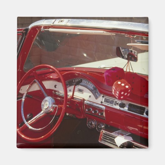 Kalifornien: Santa Ynez Valley, Solvang, 1957 Magnet (Vorne)