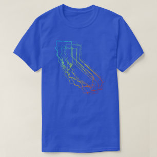 Kalifornien-Schauerunschärfe T-Shirt