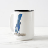 Kalifornien scheuern Jay Zweifarbige Tasse (Vorderseite Links)