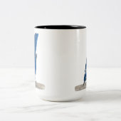Kalifornien scheuern Jay Zweifarbige Tasse (Mittel)