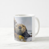 Kalifornien-Seeotter Kaffeetasse (VorderseiteRechts)